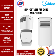 MIDEA 1.0HP R410A Portable Air Conditioner MPO-10CRN1 -Midea Warranty Malaysia