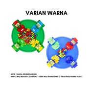 FROG GAME SCRAMBLE BALL CHILDREN'S TOY - HUNGRY FROG - ROUND TABLE FROG TOY