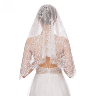 flgo Church Veil Mantilla Scarf Latin Mass Lace Veils for Confirmation and Baptism