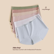 [cozylounge] Pallete Briefs | Mid-High Rise Seamless Panty | 7A Antibacterial Materials | Yoga Panty