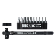 VESSEL TX-11 Plate Ratchet Torx Set with 10pcs Bits