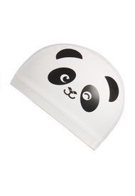 ARENA JUNIOR PANDA 2 WAY SILICONE JUNIOR CAP - WHITE