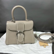 Delvaux德尔沃Brilliant+mini大象灰外缝