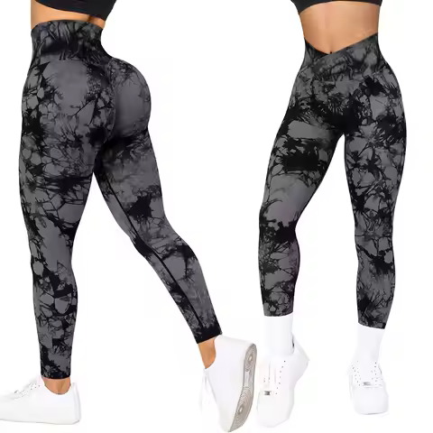 Tie Dye Fitness Legging Woman Push Up Workout Sport Leggings Women Scrunch Butt Female Outfit Gym Se