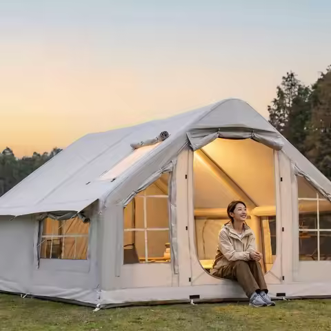 Outdoor tent 12 square meters 10 square meters 6.3 square meters multi-person integrated camping ten