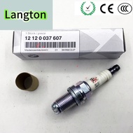 LT 6pcs/lot Iridium Spark Plug 12120037607 For BMW E34 E36 E38 E39 E46 M62 E65 M54 Z3 Audi A4 A6 S4 