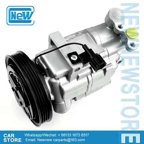 For Car Nissan MARCH III MICRA K12 16V NOTE E11 1.4 1.6 DKV08 AC Compressor 92600AX80B 92600AX80A 92