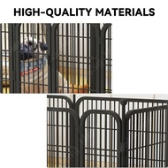 Dog Cage Crate Fence Large Pet Cat Rabbit Playpen Indoor
