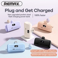 Remax Capsule Series 5000mAh Mini PowerBank 2A Emergency LED Display Fast Charge Type-c/iP RPP-632/6