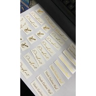 Water Slide Decal - Rod Name Sticker