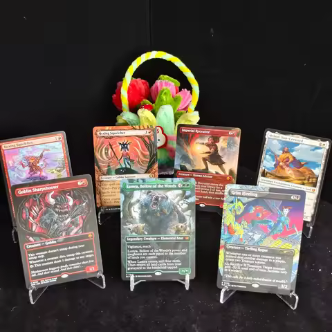 holo 44 Premium Proxy TCG Cards ECL MH2 BLB THB Singles & Bundle for Playtest Commander Deck Buildin