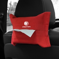 GTIOATO Car Back Seat Napkin Holder Cover Universal Auto Paper Towel Box Car Back Seat Organizers Ca