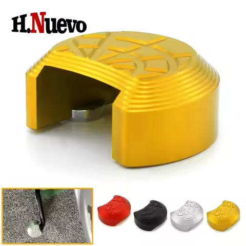 Motorcycle CNC Aluminum Kickstand Support Extension Stand Enlarger Plate Mount Cover For VESPA GTS 2