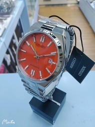 CITIZEN NJ0158-89W Pantone 系列 限量 自動機械 紅色錶盤手錶  3 年保養