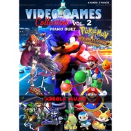 Piano Duet Book / (PG-9) VIDE* GAMES COLLECTION VOL. 2 FOR PIANO DUET (4 hands 2 pianos)