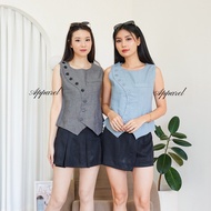 Alora Vest Twill Top - Women's Vest Top - Highquality Vest Shirt - Vest Twill Shirt - Women's fashio