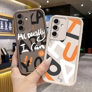 Case For Samsung A17 5G A176B Samsung Galaxy A17 A 17 GalaxyA17 4G 5G Trendy Letter Camera protect S