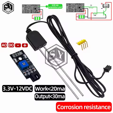 Soil Moisture Sensor and Soil Detector Module Soil Moisture Test Soil Humidity Test Corrosion Resist