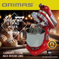 ORIMAS Food Mixer ORIMAS Super Low Noise Food Mixer 7 Liter / 1.2 KG Dough Stand Mixer Commercial Fo