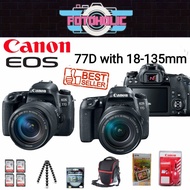 CANON EOS 77D KIT 18-135MM IS STM/77D KIT/ KAMERA CANON EOS 77D KIT