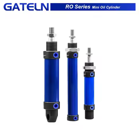 ROB ROA ROC Mini Oil Pressure Cylinder Hydraulic Pressure Cylinder Bore 16mm 20mm 25mm 32mm 40mm 50m