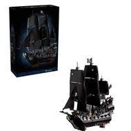 Serasi dengan LEGO 10365 Blok Bangunan Kapal Mutiara Hitam Pirates of the Caribbean Ship Assembly Ma