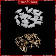 AOTO 10 Sets 2 8mm 2 Pin Electrical Wire Connector Male Female Plug+Terminal Kit For