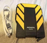 售二手使用正常的 威剛ADATA HD710  1TB 2.5吋 軍規防震/防水 外接硬碟-黃