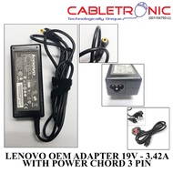 Lenovo Adapter 19V-3.42A With Power Cord