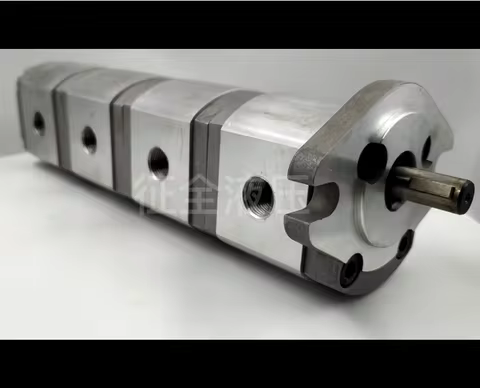 Zhengquan HGP-1111A-F6/6/6/6R HGP-1111A-F8/8/8/8R Four way Gear Pump High pressure Hydraulic Oil Pre