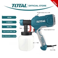 TOTAL TT3506 450W 1.8MM / 2.5MM INDUSTRIAL ELECTRIC SPRAY GUN HEAVY DUTY HOME PAINTER