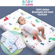 Mattress Cover For Newborns Baby Portable Cot Pure Cotton Crib Fitted Sheet Kid Bedsheets For Childr