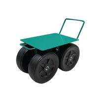 เก้าอี้เหล็กติดล้อทำสวน 4 ล้อ รับน้ำหนัก 100 กก. แฮปปี้