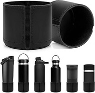 Linkidea 2 Pack Vegan Leather Water Bottle Boot Compatible with Contigo Byron 16oz, Thermos FUNTAINE