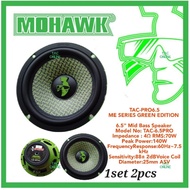 2pcs/set Mohawk Super Bass Mid Speaker Kevlar Voice Cone Mid bass speaker kereta depan pintu Myvi Ax