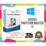 🔥HOT🔥 EaseUS Partition Master 16 Unlimited Edition 2021 Full Version | Lifetime