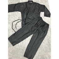 ชุดฮับกิโด ชุเคาราเต้ Hapkido Uniform Karate Black Uniforms ชุดเทควันโด ชุดพุมเซ่ สีดำ ชุดขี่โมโน ฮ