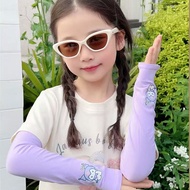 Kuromi Arm Sleeve Arm Barang Kuromi Cute Ice Sleeve Arm Sleev UV Protection Arm Sleeve Kids