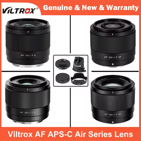 Viltrox 15mm 25mm 35mm 56mm F1.7 Air Series Auto Focus APS-C Camera Lens for Sony E Nikon Z Fujifilm
