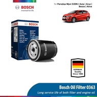 MIZU Bosch Perodua Bezza & Axia & New Myvi 2018 Oil Filter DIY car accessories car minyak hitam 5w30