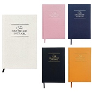 Hardcover Gratitude Journal Motivational Leather-Bound Spiral-Bound Diary Notebook Colorful Compact 