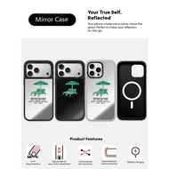 CASECASE X Beyond The Vines Deck Chair Case Black&Sliver Mirror Magnetic Suction IPhone Case For IPh