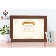 [HL] A4 Certificate Frame (21x30)cm, Certificate, Certificate Wall Photo Frame Certificate