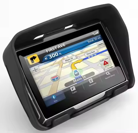 4.3 inch Waterproof IP67 Motorcycle or Car GPS Navigation FM Bluetooth AVIN Built in 8GB ROM Free iG