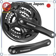 [Direct From Japan] Shimano FC-M311 Black 48x38x28T 175mm 8/7S with Chain Guard EFCM311E888CL