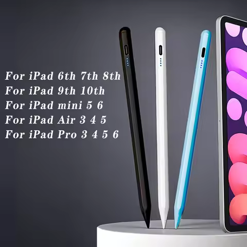 Pencil For ipad 2018-2025 Stylus Pen For iPad Pro 11 12.9 Air 4/5 7/8/9/10th mini 5 6,For iPad penci
