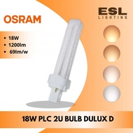 🌸READY STOCK🌸 OSRAM / ESL LIGHTING / BULB / HOME LIGHTING / DULUX D LED PLC 18W / MENTOL LAMPU PLC L