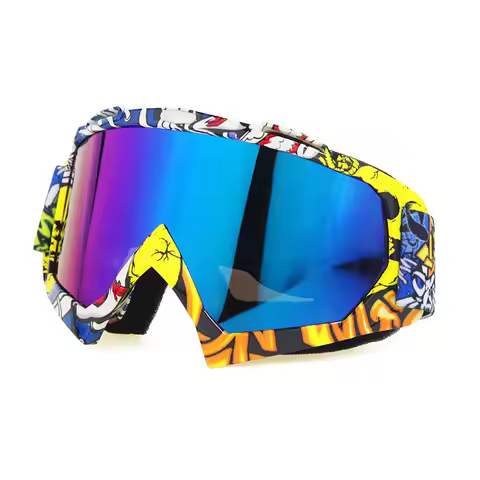 Goggles Motorcycle Off-Road Helmet Goggles Ski Glasses Men and Women Outdoor Protective Glasses