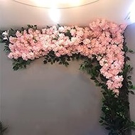 Artificial Cherry Blossom Tree Pink Fake Sakura Flower Cherry Blossom Tree, Silk Cherry Blossoms, Fake Vine Flowers, Indoor Outdoor Home Office Party (A) Fashionable