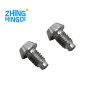 2PCS for  TC4 Titanium Hydraulic Disc Exhaust Screw Mountain Bike Brake Screw Accessories -Silver